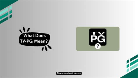 what does tv pg means.